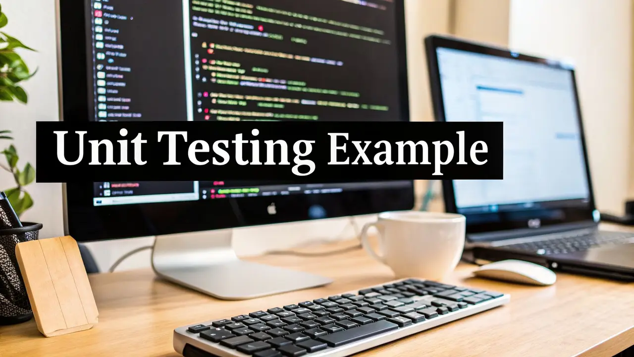 A Complete Example of Unit Testing from Start to Finish
