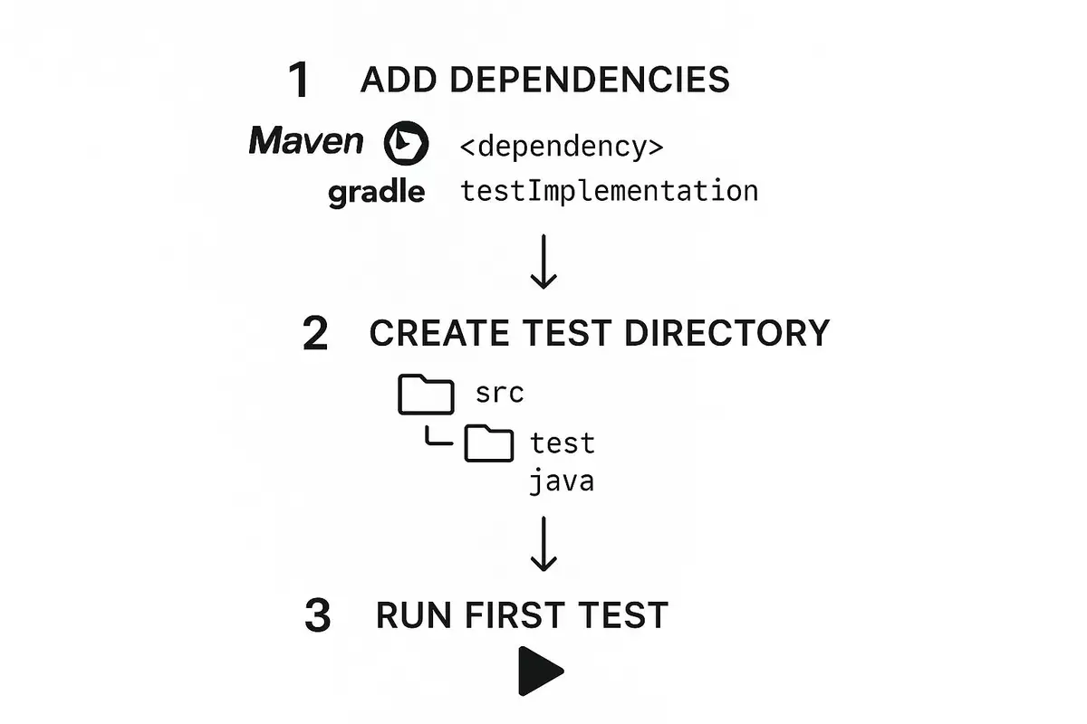 Infographic about unit testing in java